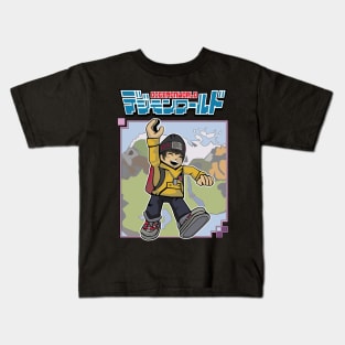 digimon world analog boy Kids T-Shirt